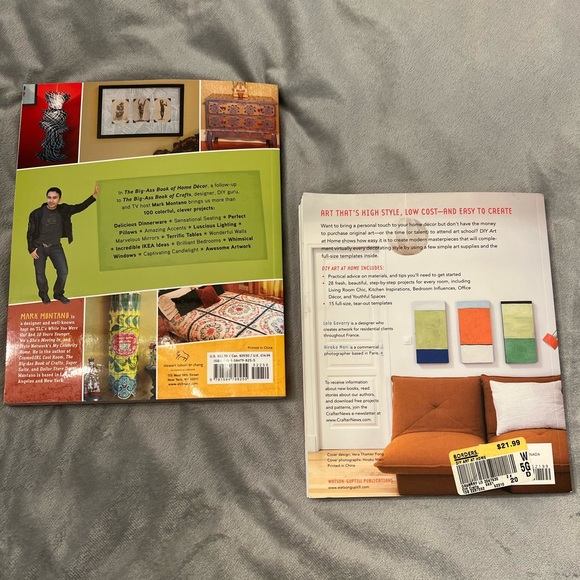 DIY art at home book with templates the big ass book of home decor project lot - Picture 3 of 7